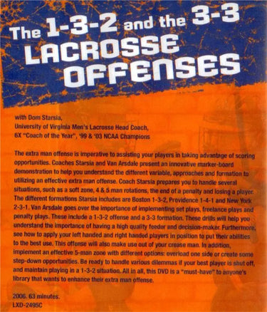(Rental)-1-3-2 and the 3-3 Lacrosse Offenses Dominic Starsia